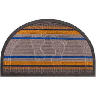 Коврик грязезащитный ComeForte Уют Мультиколор полукруглый 60x90