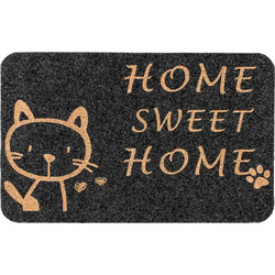 Коврик грязезащитный ComeForte Велюр Милый дом 60x90