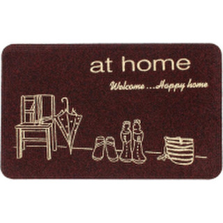 Коврик грязезащитный ComeForte Велюр Уютный дом 50x80