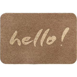 Коврик грязезащитный ComeForte Велюр Hello 50x80