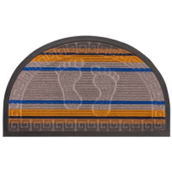 Коврик грязезащитный ComeForte Уют Мультиколор полукруглый 40x60