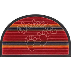 Коврик грязезащитный ComeForte Уют Мультиколор полукруглый 60x90