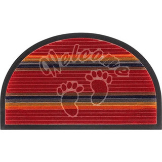 Коврик грязезащитный ComeForte Уют Мультиколор полукруглый 60x90