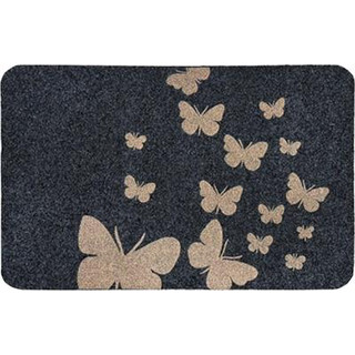 Коврик грязезащитный ComeForte Велюр Бабочки 60x90