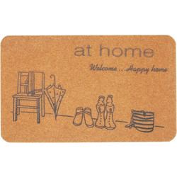 Коврик грязезащитный ComeForte Велюр Уютный дом 40x60