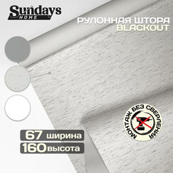 Рулонная штора Sundays Home Оливия 67х160