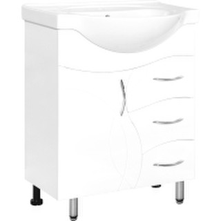 Тумба под умывальник Style Line Амелия 70 3 ящика