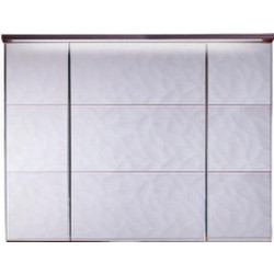 Шкаф с зеркалом для ванной Бриклаер Кристалл 95