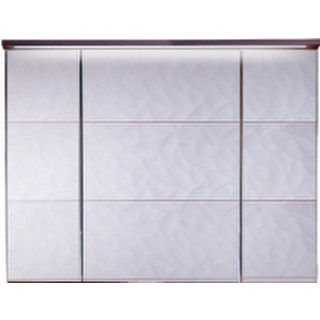 Шкаф с зеркалом для ванной Бриклаер Кристалл 95