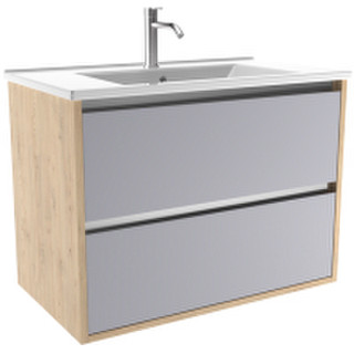 Тумба с умывальником ЗОВ Парма 80 / P80LC0MSMC1A-OL80