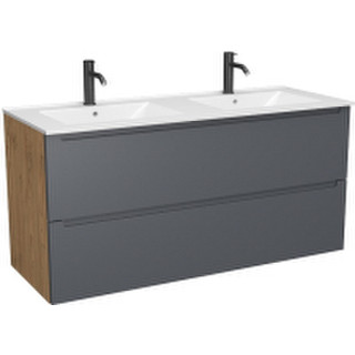 Тумба с умывальником ЗОВ Дион 120 / D120LHO0M7015MKV5-OL120