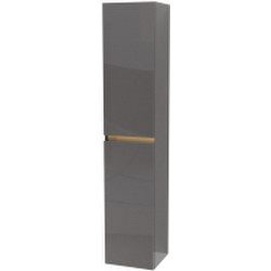 Шкаф-пенал для ванной ЗОВ Лира 150 / LP150MWFMLGVG