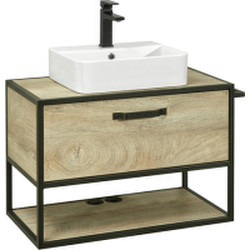 Тумба под умывальник Акватон Лофт Фабрик 80