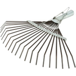 Грабли FIT Регулируемые пластинчатые 20 зубьев без черенка / 76944