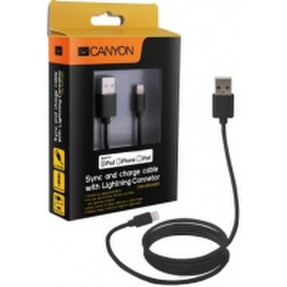 Кабель Canyon USB-Lightning MFI MFI-1 / CNS-MFICAB01B