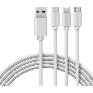 Кабель Rexant 3в1 Type-С Lightning Micro USB / 18-1127
