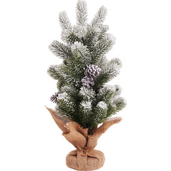 Ель искусственная Золотая сказка Заснеженная с шишками / 592011