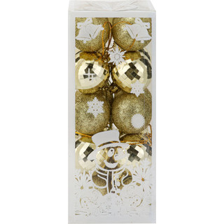 Набор шаров новогодних Miland Веселый праздник / НУ-0465