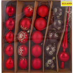 Набор шаров новогодних Miland С верхушкой / НУ-3606