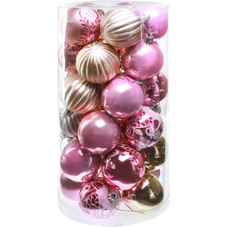 Набор шаров новогодних Miland Праздник в нежных оттенках / НУ-4209