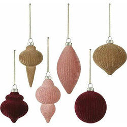 Набор елочных игрушек Tkano New Year Essential Velvet mood / TK24-NY_DEC0012