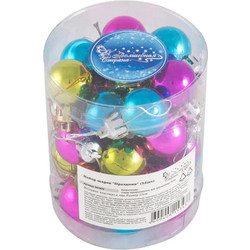 Набор шаров новогодних Волшебная страна Праздник / 007479