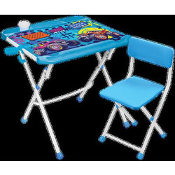 Комплект мебели с детским столом Ника Большие гонки КНД4/БГ2