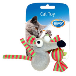Игрушка для кошек Duvo Plus Мышка с конфетой / 1717038/DV