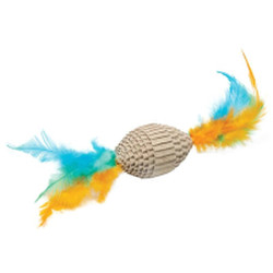 Игрушка для кошек Triol Natural Мяч для регби с перьями / 22171051