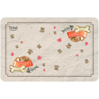 Коврик под миску Triol Косточки / 30211008