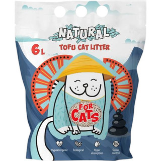 Наполнитель для туалета For Cats Tofu Natural комкующийся без запаха / TUZ942