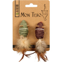 Набор игрушек для кошек Mon Tero Eco Мышь с кошачьей мятой / 51471