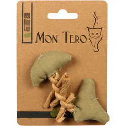 Игрушка для кошек Mon Tero Eco Рыбья кость с кошачьей мятой / 51462
