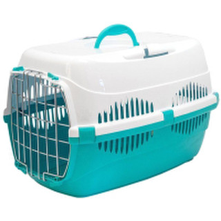 Переноска для животных ZooM Спутник-1 / 3992бирюз/бел