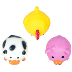 Игрушка для собак Duvo Plus Петушок, Коровка, Свинка / 400013/DV
