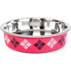 Миска для животных ZooZooZoo Ромбы SWT-6001-180/rhomb