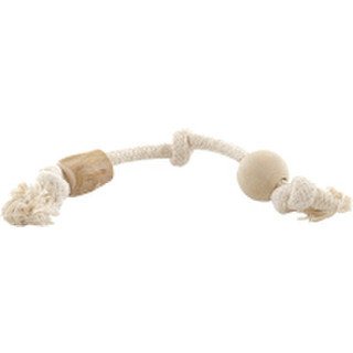 Игрушка для собак Coffee Wood Канат с кофейным бочонком и шариком / KNOTTUG/CW-S