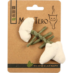 Игрушка для кошек Mon Tero Eco Рыбья кость с кошачьей мятой / 51460