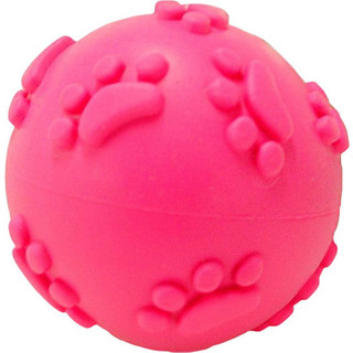 Игрушка для собак Homepet Мяч с рисунком лапки с пищалкой / 70101