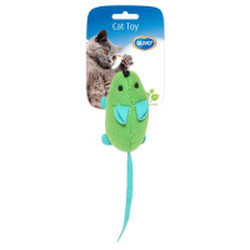 Игрушка для кошек Duvo Plus Вязанная мышка / 1717030/DV