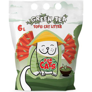 Наполнитель для туалета For Cats Green tea комкующийся / TUZ941