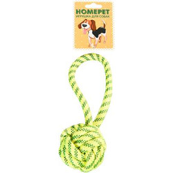 Игрушка для собак Homepet Узел из каната с петлей / 80564
