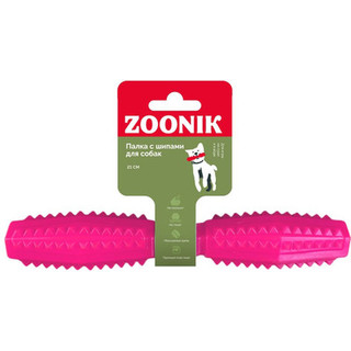 Игрушка для собак ZOONIK Палка литая с шипами / 164193-12