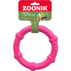 Игрушка для собак ZOONIK Кольцо с косточками / 164168-12
