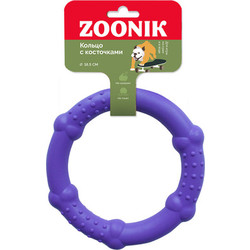 Игрушка для собак ZOONIK Кольцо с косточками / 164168-07