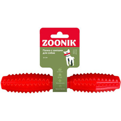 Игрушка для собак ZOONIK Палка литая с шипами / 164193-10