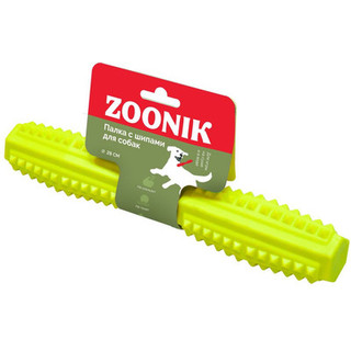 Игрушка для собак ZOONIK Палка литая с шипами / 164163-35