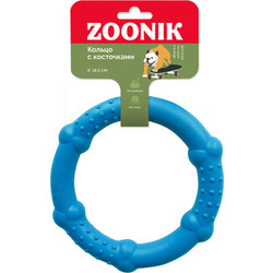 Игрушка для собак ZOONIK Кольцо с косточками / 164168-09