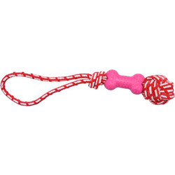 Игрушка для собак Homepet Косточка на веревке / 71124