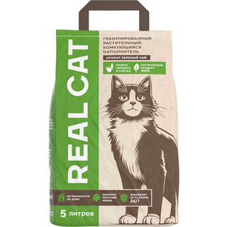 Наполнитель для туалета Real Cat Tofu Green Tea